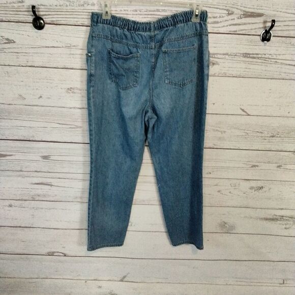 "Blassport" woman's stretch waist jeans - Picture 4 of 7